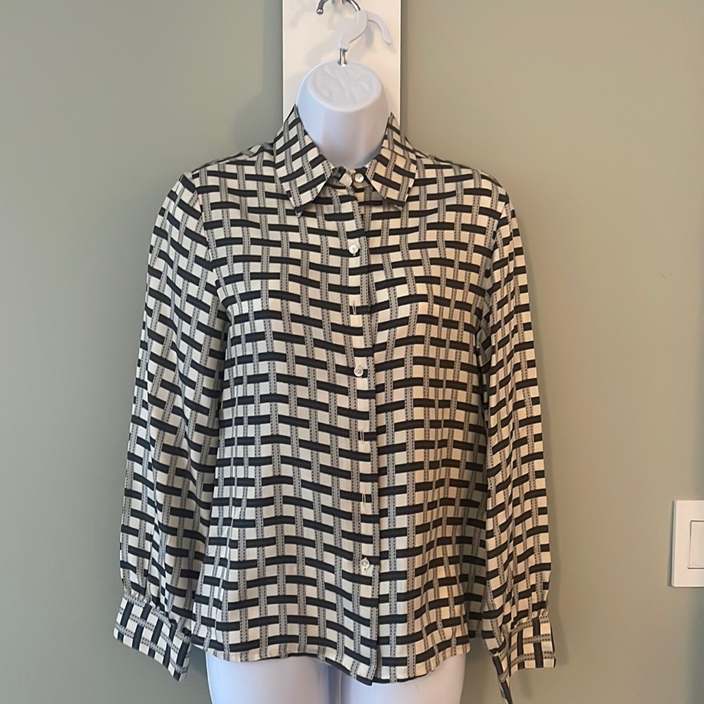 Talbots pure silk shirt